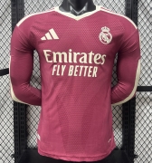 2627 RM Away Long Sleeve Player Version Soccer Jersey